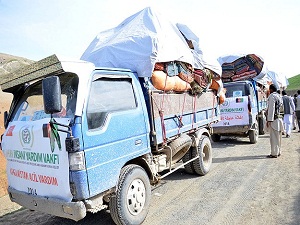 İHH'dan Afganistan'daki heyelan bölgesine yardım