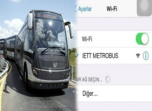 Metrobüste bedava internet dönemi