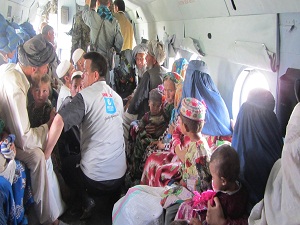 Türk yardım ekipleri bir köyü kurtardı