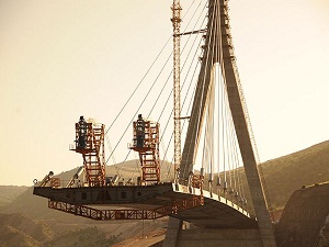 En uzun üçüncü köprüde sona yaklaşılıyor