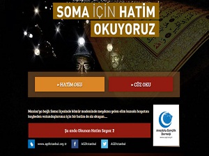 Soma için hatim kampanyası