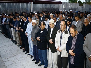 Soma'da ölenler için Fatih'te giyabi cenaze namazı