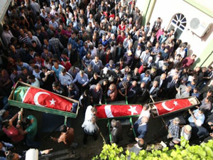 Soma şehitlerine şiirli veda