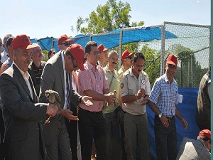 Kınalı keklikler doğayla buluştu