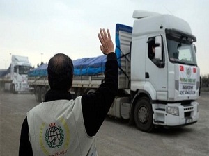 Sivas'tan Suriye'ye yardım