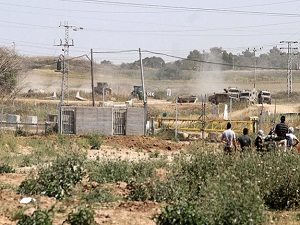 Gazze -İsrail sınırında patlama