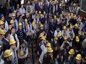 Madenciler şehit meslektaşlarına mevlit okuttu