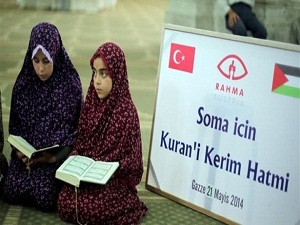 Gazzeli yetimlerden Somalı yetimlere