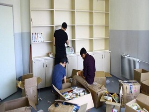 Marmara'dan Gazi şehrimize Kütüphane Projesi