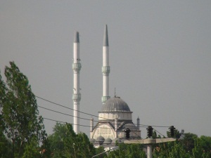 Deprem, Tekirdağ’da minareyi yıktı