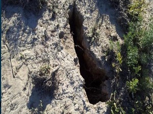 Korkutan yer kabuğu çatlakları