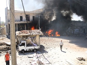 Suriye'de varil bombalı saldırıda 36 kişi öldü