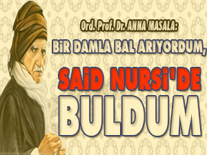 Bir damla bal arıyordum, Said Nursi'de buldum