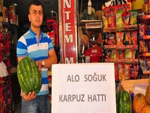 'Alo soğuk karpuz' hattı
