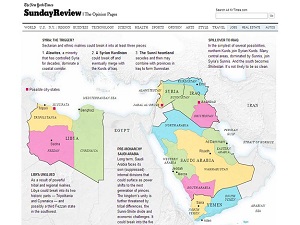 Batı medyasından tehlikeli Ortadoğu haritası