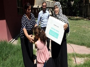 Suriyeli ailelere ramazan yardımı