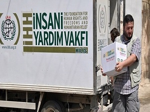 İHH'dan Irak'taki mültecilere yardım malzemesi