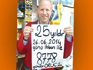 8 bin 783 gündür oruçlu