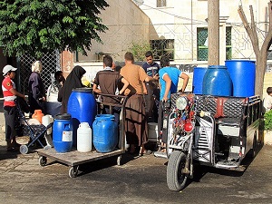 Halep'te su kesintilerine alternatif çözüm