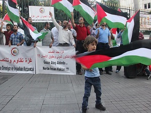Beyoğlu'nda İsrail protestosu