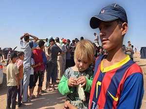 Türkmenler çöl ortasında ölüm-kalım savaşı veriyor