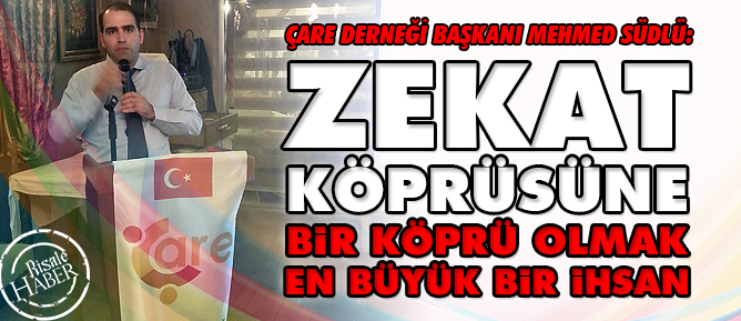 Zekat köprüsüne bir köprü olmak en büyük bir ihsan