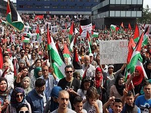 Gazze'ye destek gösterileri