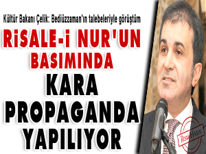 Risale-i Nur'un basımında kara propaganda yapılıyor