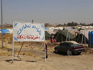 Diyala'da sığınmacılar için iki çadır kamp kuruldu