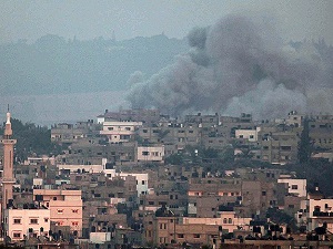 İsrail ordusu: Hamas'a ait 1800 nokta vuruldu