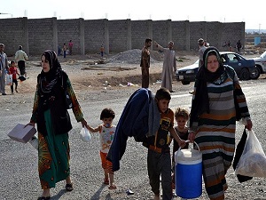 Irak'ta Şii bölgelerine kaçış sürüyor