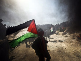 Gazze'ye destek yürüyüşüne müdahale