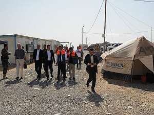 AFAD'dan Türkmenlere 20 bin kişilik çadır kent