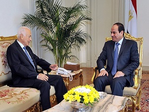 Sisi, Arap Birliği Genel Sekreteri Arabi ile görüştü