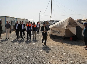 AFAD'dan Iraklı sığınmacılara yardım