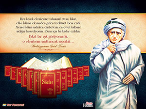 Risale-i Nur'dan vecizeli duvar kağıdı