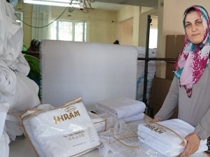 Serinletici ve ter emici ihramlar hacı adaylarının gözdesi