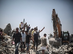 Gazze'de ölü sayısı bin 943'e yükseldi