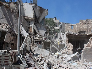 Halep'e altı ayda 2 bin 500 varil bombası