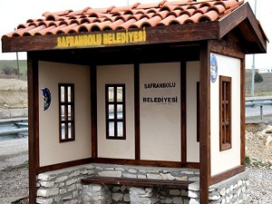 Safranbolu'da duraklara tarihi ev dekoru
