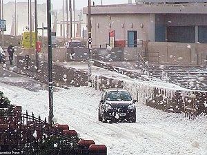 Yaz ortasında kış!