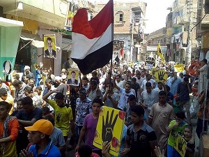 Mısır'da 'Rabia yürüyüşü'ne müdahale