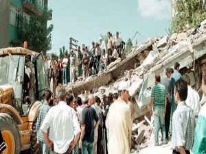 Deprem bölgesinde kentsel dönüşüm