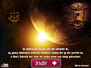 Risale-i Nur'dan vecizeli duvar kağıdı