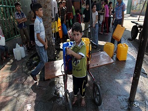Gazze'de hastalıklar baş gösterdi