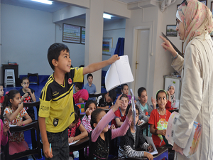 Suriyeli çocuklara gönüllü eğitim