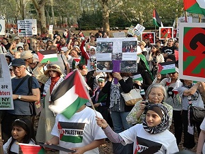 ABD'de Gazze'yle dayanışma yürüyüşü