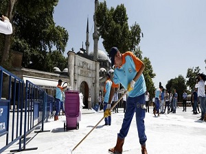 Eyüp Sultan'da Gazze Yardım Sokağı kuruluyor