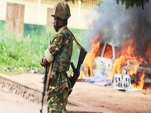 Bangui'de Müslüman kıyımı