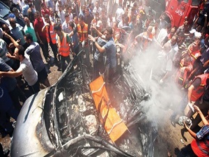 Gazze 60 bin kez vuruldu